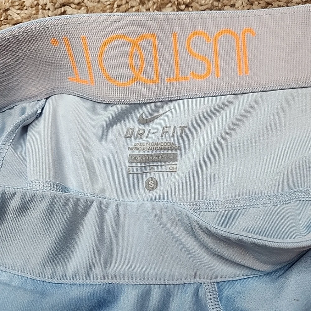 Nike sz Small  RELAY DRI-FIT "JUST DO IT"  Running  CAPRi Blue - Picture 4 of 10